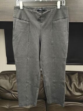 torrid Gray Stretch Ponte Ankle Pants